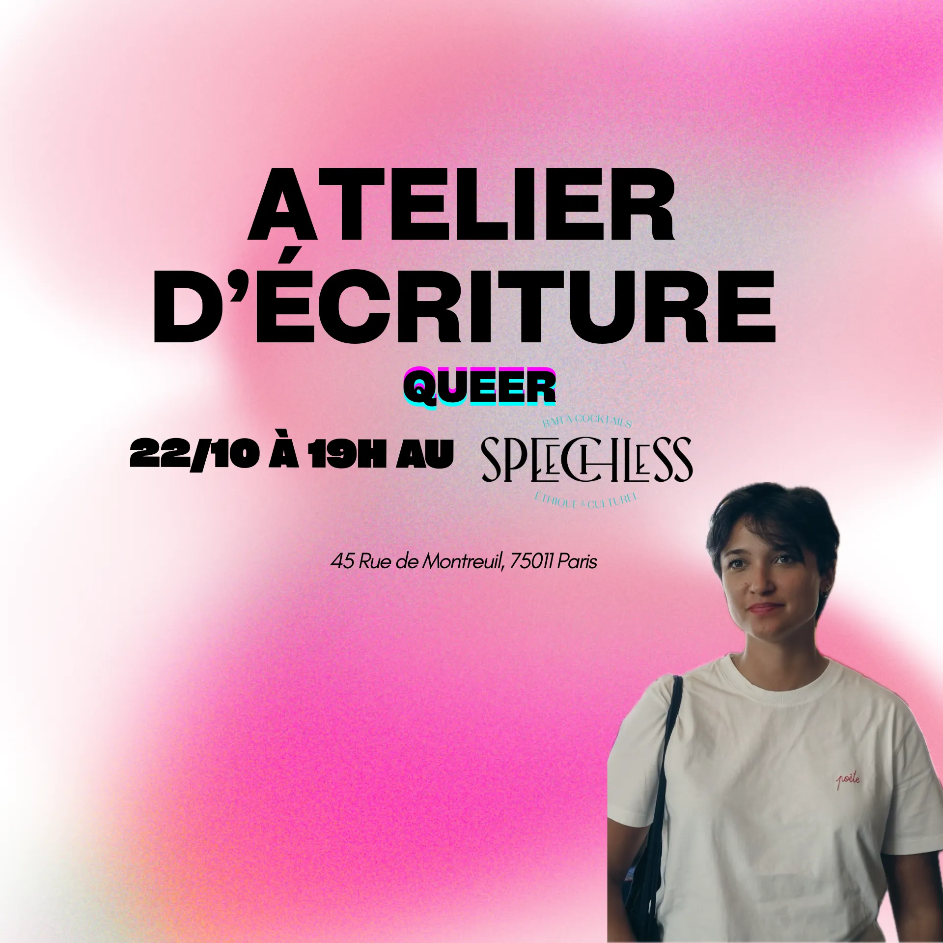 Atelier d'écriture queer : écrire ce qui nous traverse