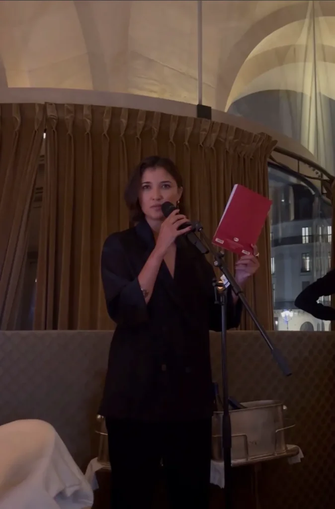 Performance poétique pour L'Oréal