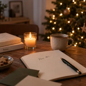 Atelier d'écriture en ligne - Offrir un poème sous le sapin